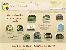 Tablet Screenshot of budsnblooms.com